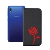 Etui z klapką do SAMSUNG GALAXY A10 wzór róża